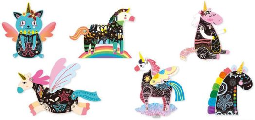 Скреч фигурки-рисунки Avenir - Еднорози