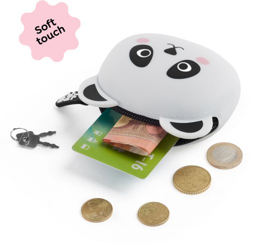 Силиконово портмоне за монети Miquelrius Back2Fun - Панда