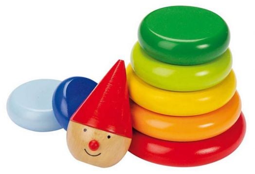 Дървена низанка Goki - Магнитно човече Нимо