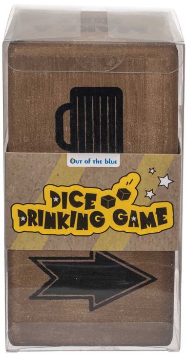 Drinking Game Out of the Blue - Дървени зарове с предизвикателства