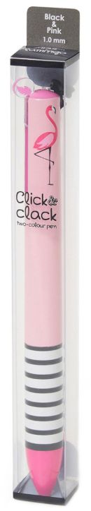 Двуцветна химикалка Legami - Flamingo