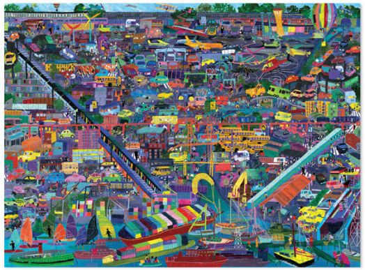 Пъзел Crocodile Creek: Транспорт, 1000 части