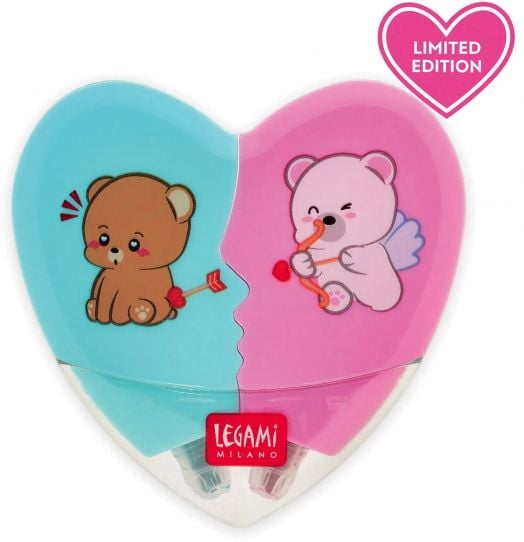 Текстмаркер 2 в 1 Legami - Heart
