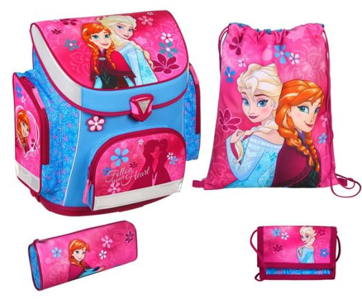 Комплект ученическа раница Frozen, ергономик, модел 2016