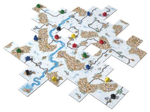 Настолна игра: Каркасон (Зимно издание)