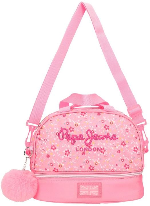 Хоризонтална чанта за обяд Pepe Jeans Alenka Pink