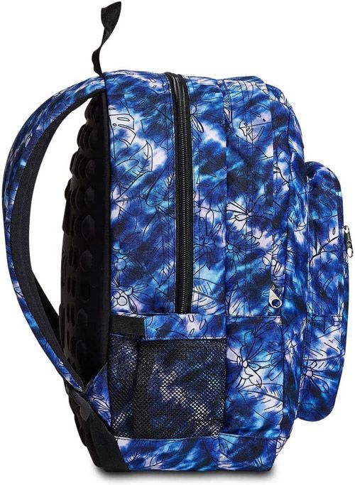 Ученическа раница Seven Freethink Blue Print 2022 с две отделения и USB порт