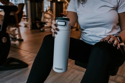 Стоманена бутилка Kambukka Elton Insulated Chalk White, 0.600 л.