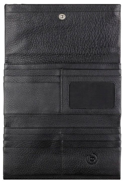 Дамски кожен портфейл Bugatti Lady Top RFID, черен