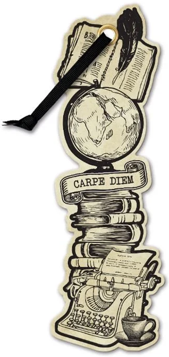 Книгоразделител с панделка Academia - Carpe Diem