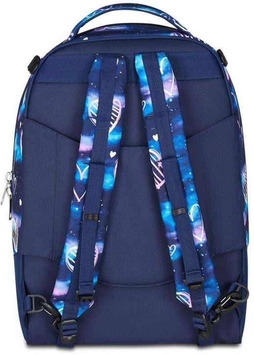 Ученическа раница на колела Seven Detach Heart и телескопична дръжка