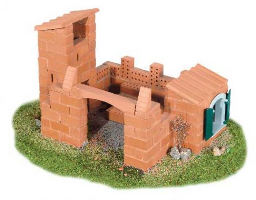 Сглобяем модел Teifoc с тухлички: Замък - къща