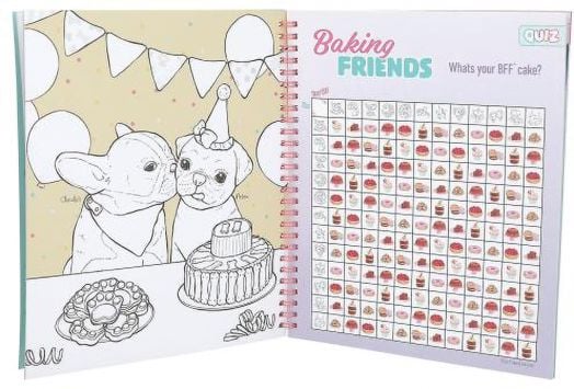 Книжка за оцветяване Top Model - Cake & Bake