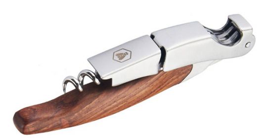 Тирбушон Laguiole с дървена поставка