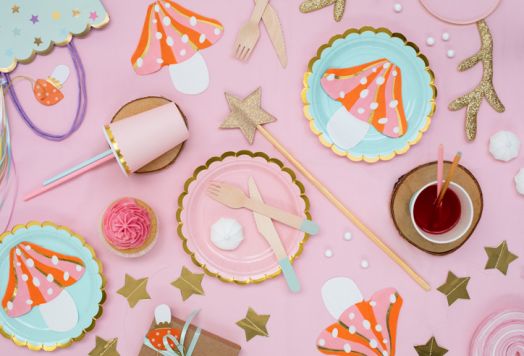 Салфетки PartyDeco - Гъбка, 20 бр.