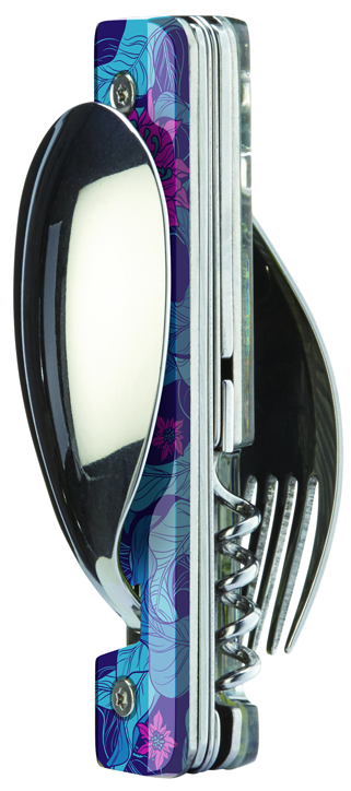 Мултифункционални прибори за хранене Akinod – Hibiscus