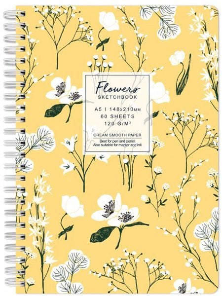 Скицник Drasca Flowers: Макове, A5 60 листа