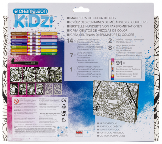 Комплект маркери и портфолио Blendy Pens, 14 бр.