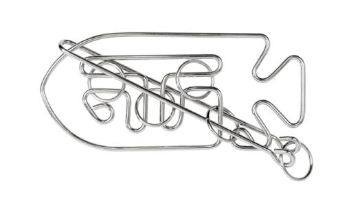 Метален 3D пъзел Professor Puzzle: Einstein's Fish Puzzle