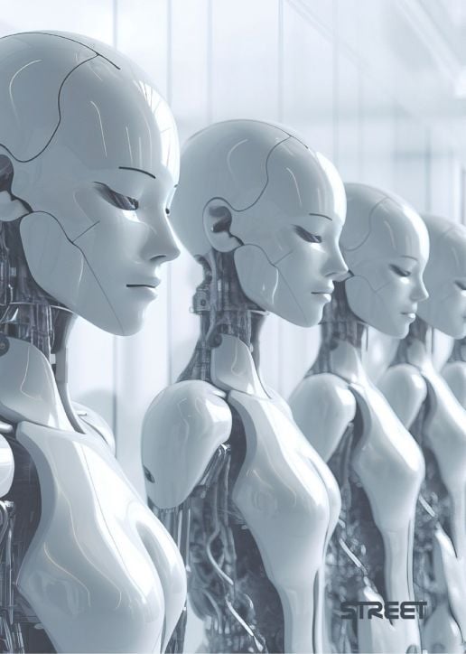 Тетрадка Street AI А5, 60 листа с широки редове