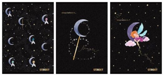 Тетрадка Street Black & Gold А4, 60 листа - широки редове