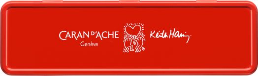 Химикалка Caran D'Ache 849 Keith Haring White Special Edition