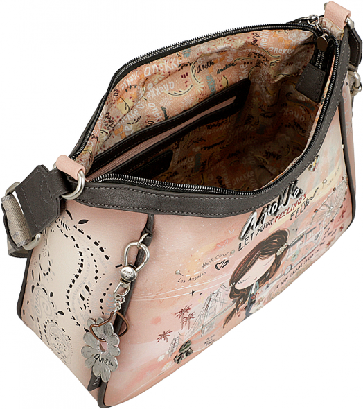 Дамска чанта Anekke Peace & Love Pink, 28 x 24 x 10 см.