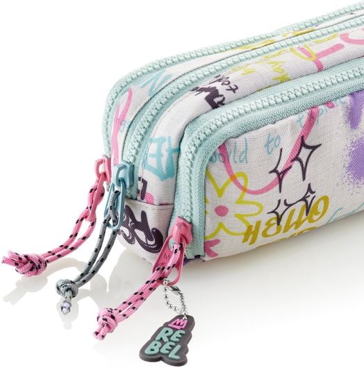 Несесер Miquelrius Rebel с три отделения, овален