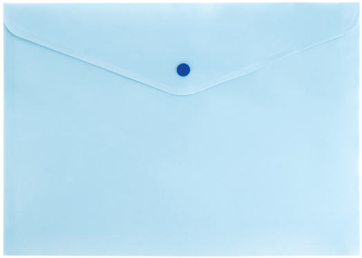 Папка с копче Spree Pastel A4, синя