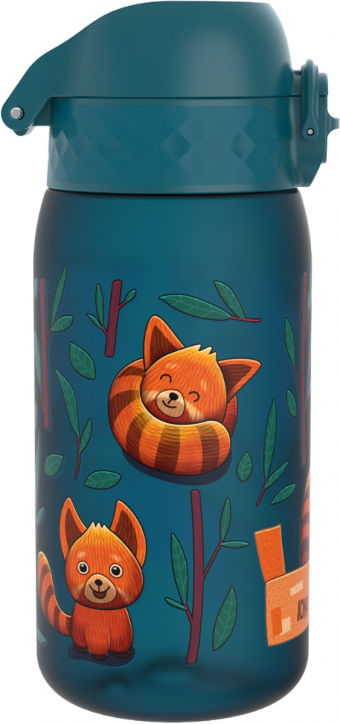 Бутилка за вода Ion8 - Червена панда, 350 мл.