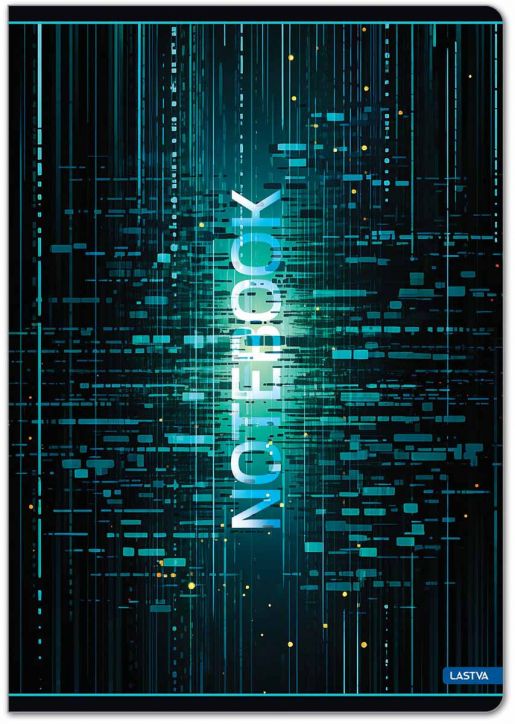 Тетрадка Lastva Matrix A4, 50 листа с широки редове