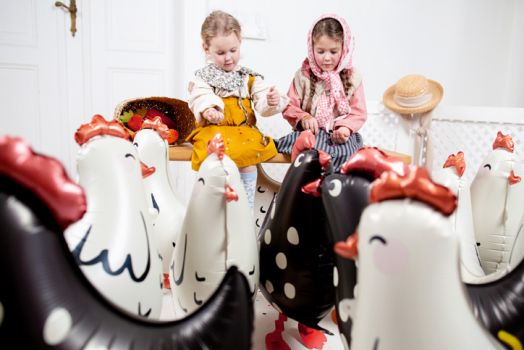 Фолиев балон PartyDeco - Кокошка