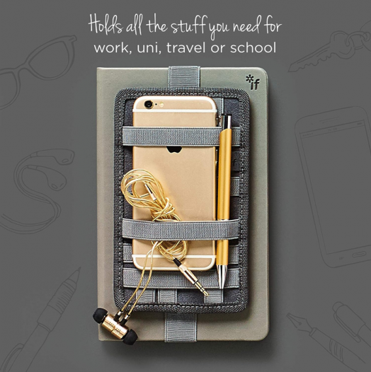 Калъфче за тефтер Bookaroo, сиво