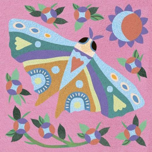 Комплект за рисуване с пясък Djeco - Горски светлини