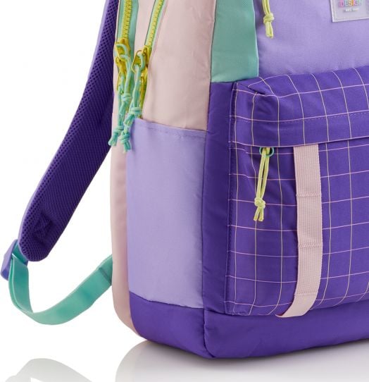 Раница Miquelrius Rider Violet с две отделения и два предни джоба, 28 л.