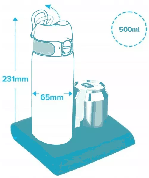 Бутилка за вода Ion8 - Камуфлаж, 500 мл.
