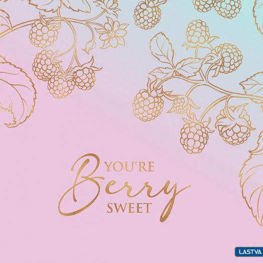 Тетрадка Lastva Berry А5, 50 листа с широки редове