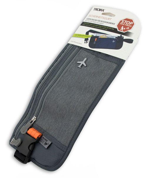 Чанта за през кръста Troika, сива