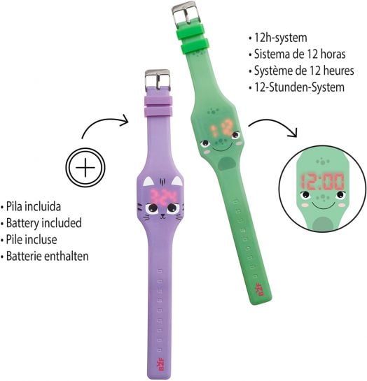 Силиконов часовник Miquelrius Back2Fun - Жабче