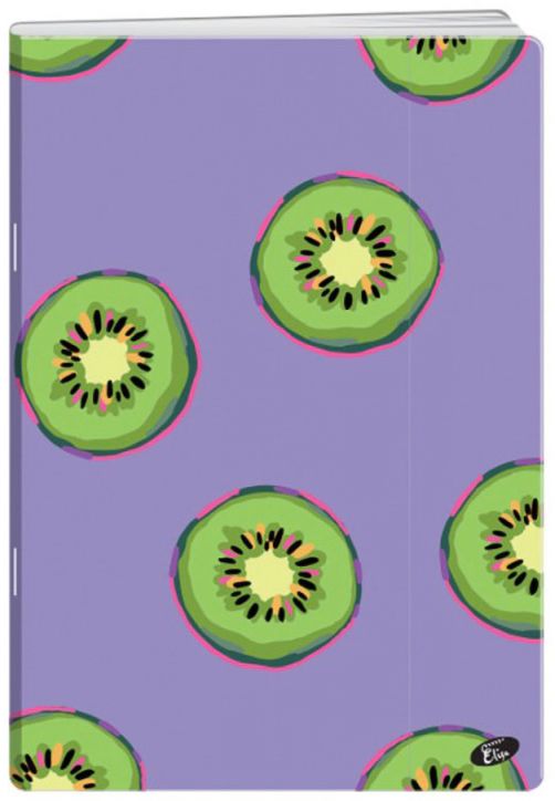 Тетрадка Elisa Fruits А5, 60 листа - широки редове