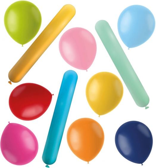 Комплект ярки балони с форма Folat, 25 бр.