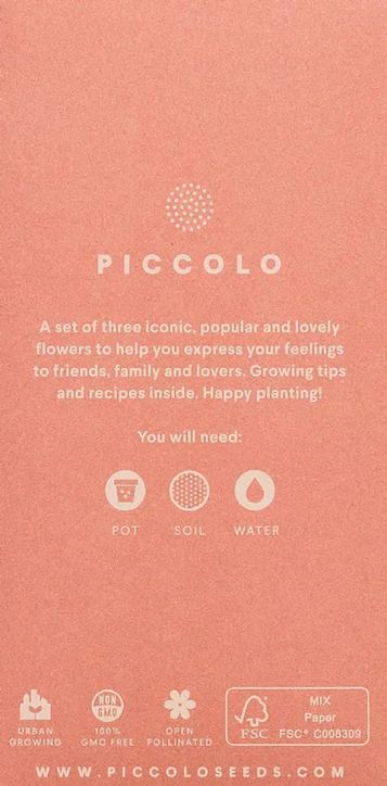 Семена за цветя Piccolo, 3 вида