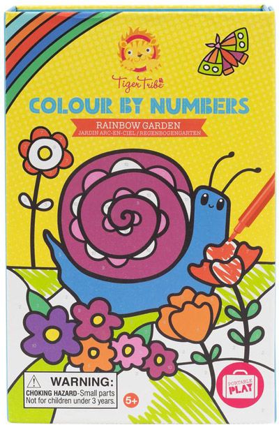 Оцветяване по номера Tiger Tribe - Цветна градина