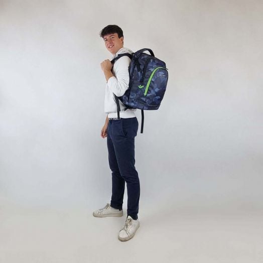 Ученическа раница Schneiders Walker Campus Evo 2.0 - Camo Anthracite