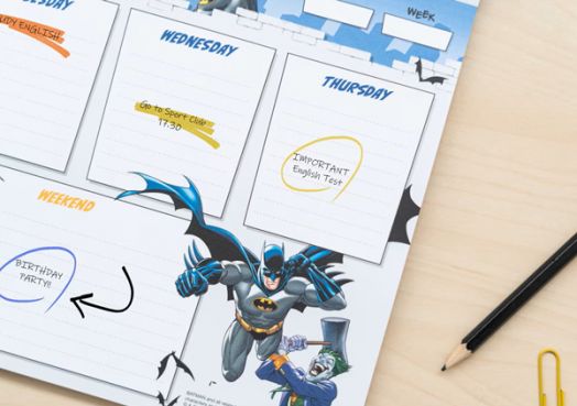 Седмичен планер Batman