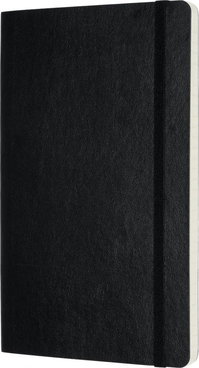 Черен тефтер Moleskine Pro Collection Large Black с меки корици