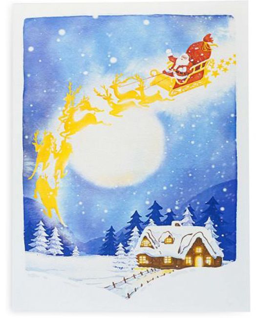 Поздравителна картичка Kiriori Снежна приказка