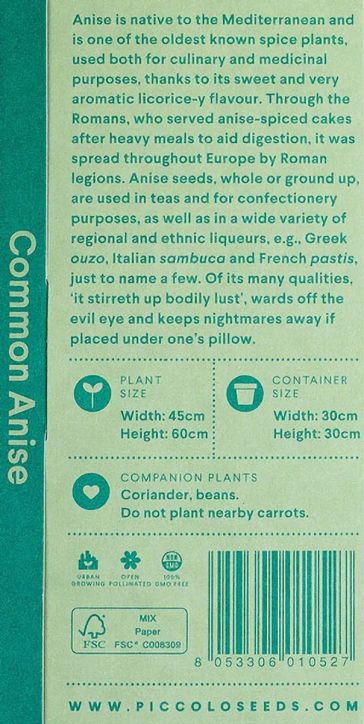 Семена за ликьорни билки Piccolo, 3 вида