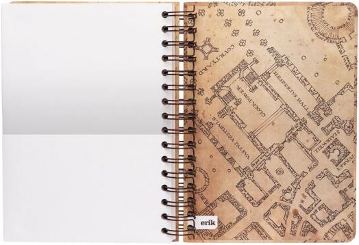 Тефтер Grupo Erik - Harry Potter The Marauders Map със спирала А5