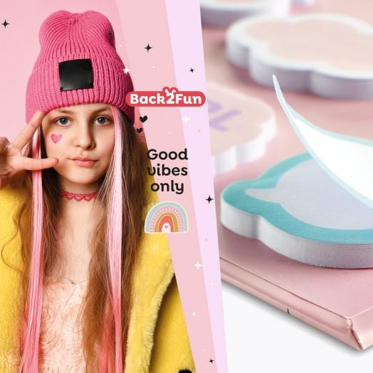 Тефтер Miquelrius Back2Fun с лепящи листчета